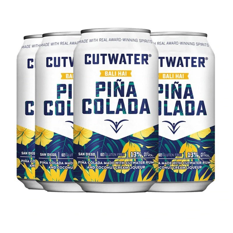 Cutwater Bali Hai Pina Colada 4-Pack Cocktail - LoveScotch.com