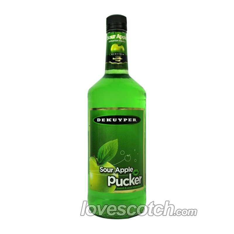 DeKuyper Sour Apple Pucker - LoveScotch.com