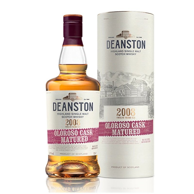 Deanston 12 Year Old Oloroso Cask Matured 2008 Highland Single Malt Scotch Whisky - LoveScotch.com