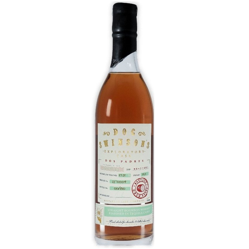 Doc Swinson's 'Dos Padres' Exploratory Cask Series Anejo Tequila Cask Finish Straight Bourbon Whiskey - LoveScotch.com
