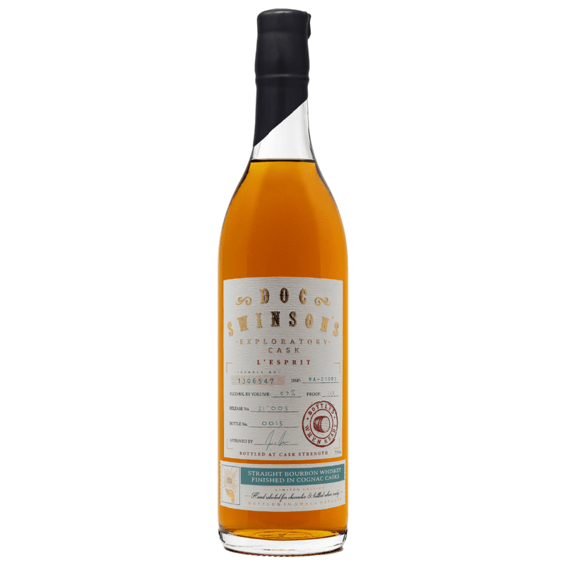 Doc Swinson's 'L’Esprit' Exploratory Cask Series Cognac Cask Finish Straight Bourbon Whiskey - LoveScotch.com