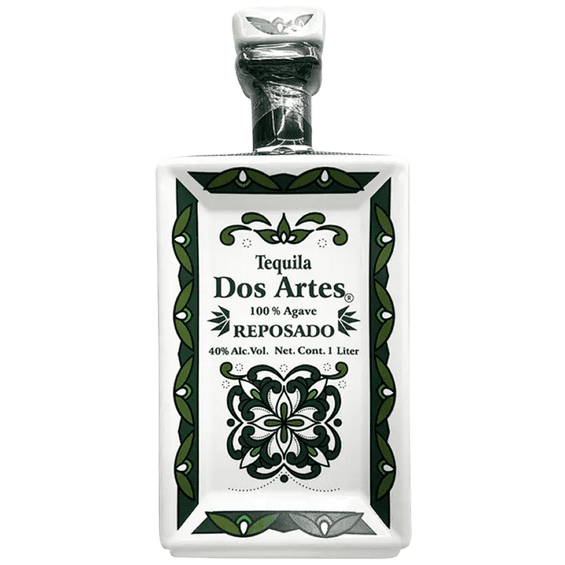 Dos Artes Reposado Green Bottle Tequila Liter - LoveScotch.com