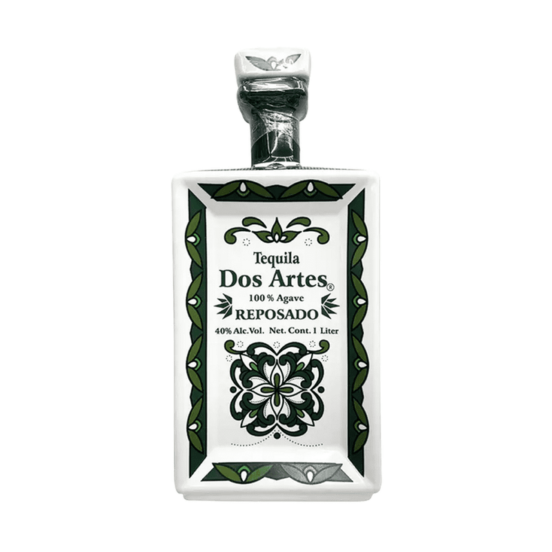 Dos Artes Reposado Green Bottle Tequila Liter - LoveScotch.com