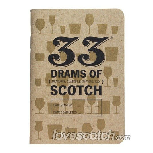 33 Drams of Scotch Tasting Journal - LoveScotch.com