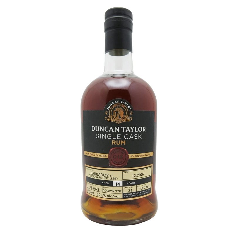 Duncan Taylor 14 Year Old Foursquare Single Cask Rum - LoveScotch.com