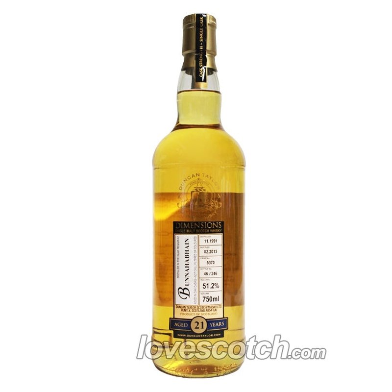 Duncan Taylor Bunnahabhain 21 Year Old - LoveScotch.com