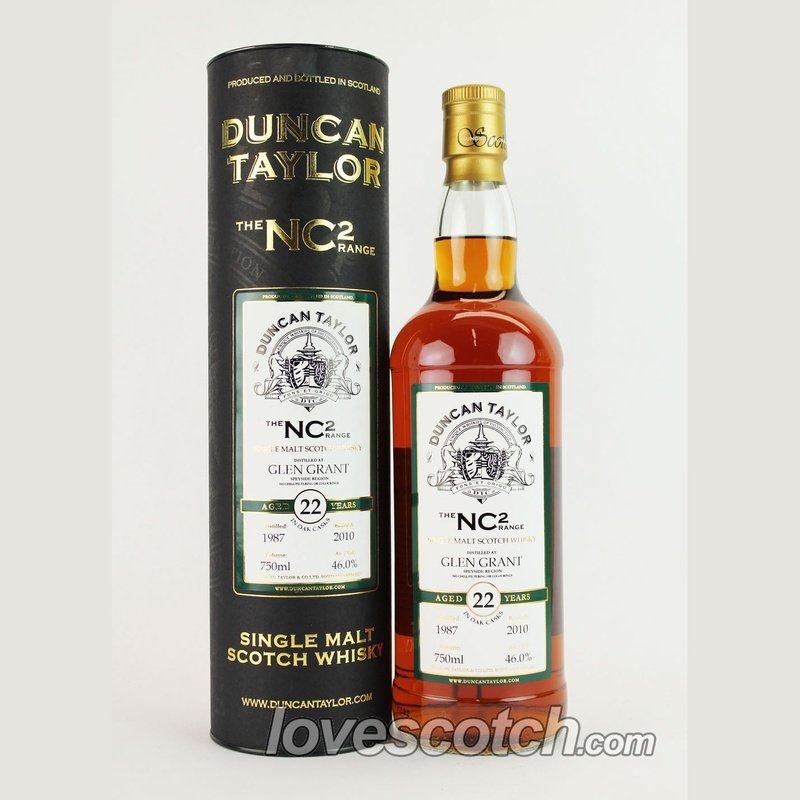 Duncan Taylor Glen Grant NC2 22 Year Old - LoveScotch.com