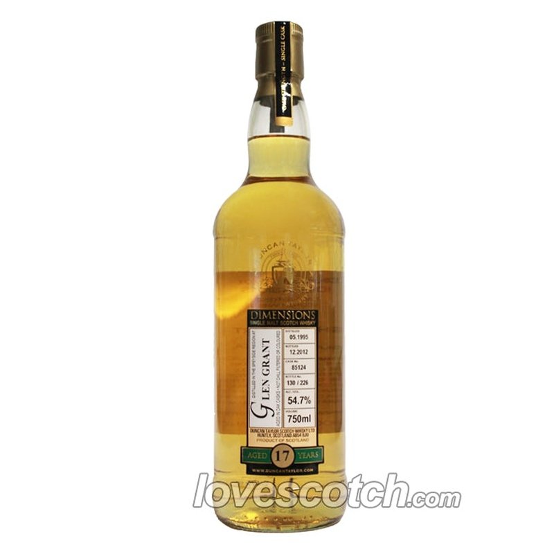 Duncan Taylor Glen Grant 17 Year Old 1995 - LoveScotch.com