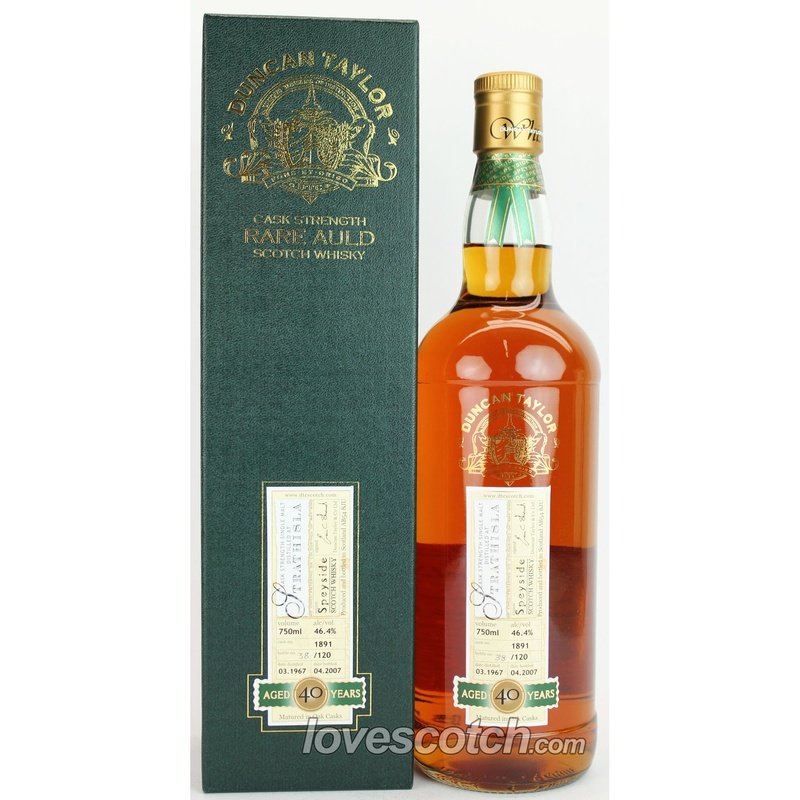 Duncan Taylor Strathisla Speyside 40 Years Old - LoveScotch.com