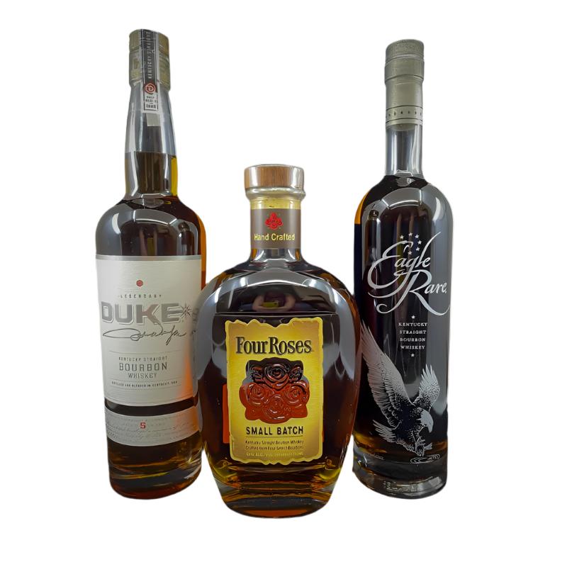 Eagle Rare, Four Roses, Duke Bourbon Bundle - LoveScotch.com