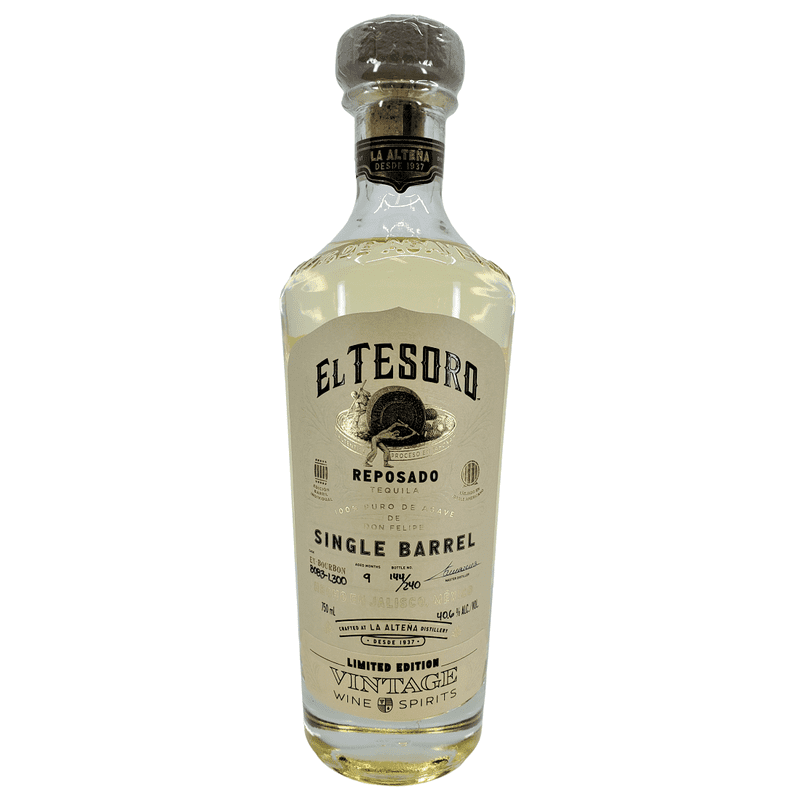 El Tesoro Single Barrel VW&S Selection Reposado Tequila - LoveScotch.com