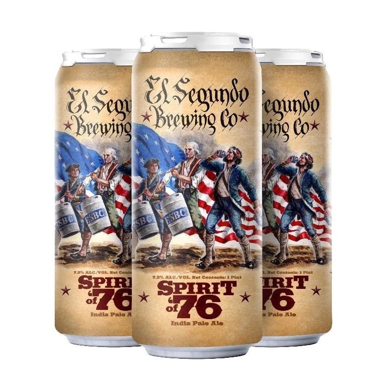 El Segundo Brewing Co. Spirit of '76 IPA Beer 4-Pack - LoveScotch.com