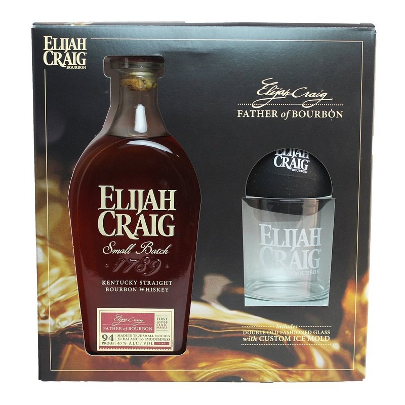 Elijah Craig Small Batch Kentucky Straight Bourbon Whiskey Gift Set - LoveScotch.com