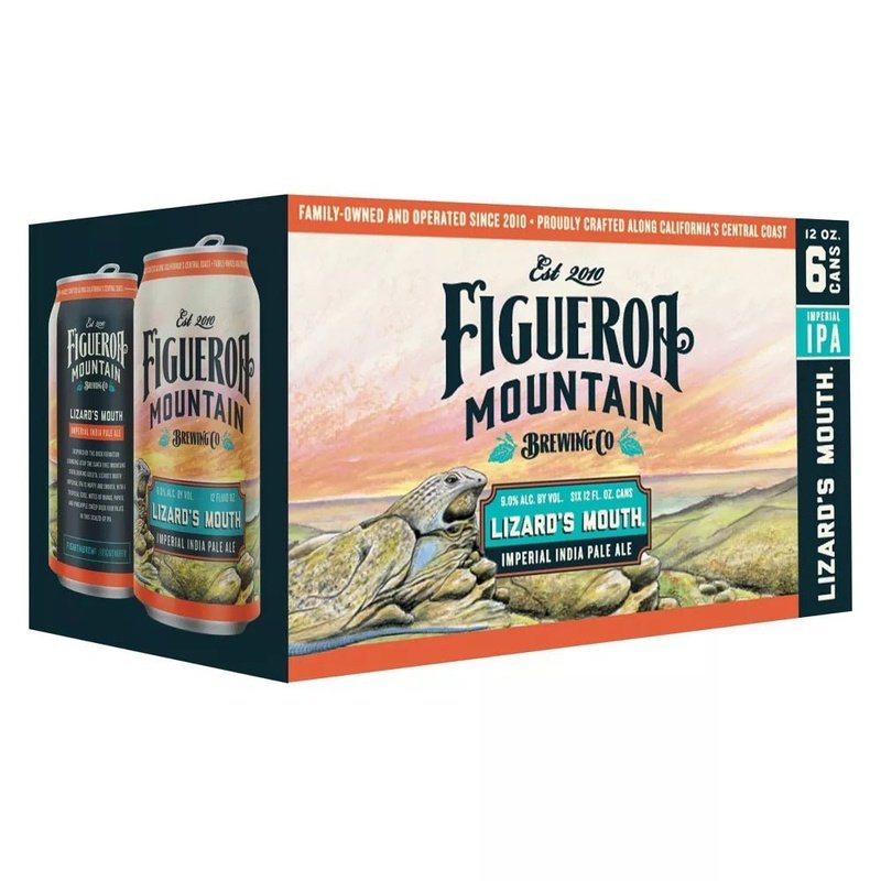 Figueroa Mountain Brew Co. Lizard's Mouth Imperial IPA Beer 6-Pack - LoveScotch.com