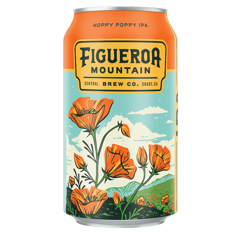 Figueroa Mountain Brew Co. Hoppy Poppy IPA Beer 6-Pack - LoveScotch.com