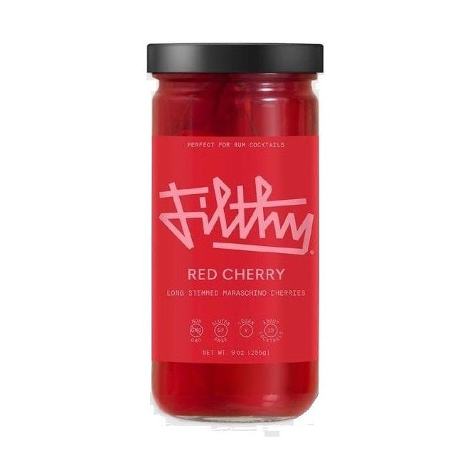 Filthy Foods Red Cherry Cocktail Garnish - LoveScotch.com