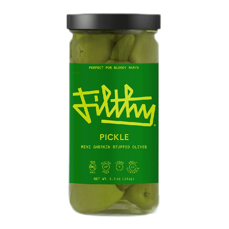 Filthy Pickle Olives Cocktail Garnish 8.5oz - LoveScotch.com