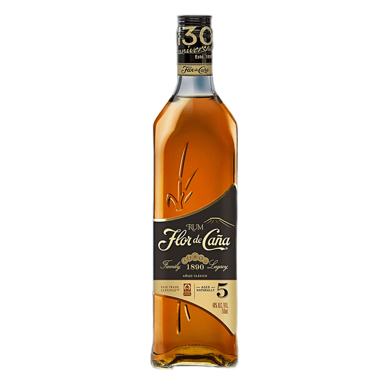 Flor De Cana 5 Year Old Anejo Clasico Rum - LoveScotch.com