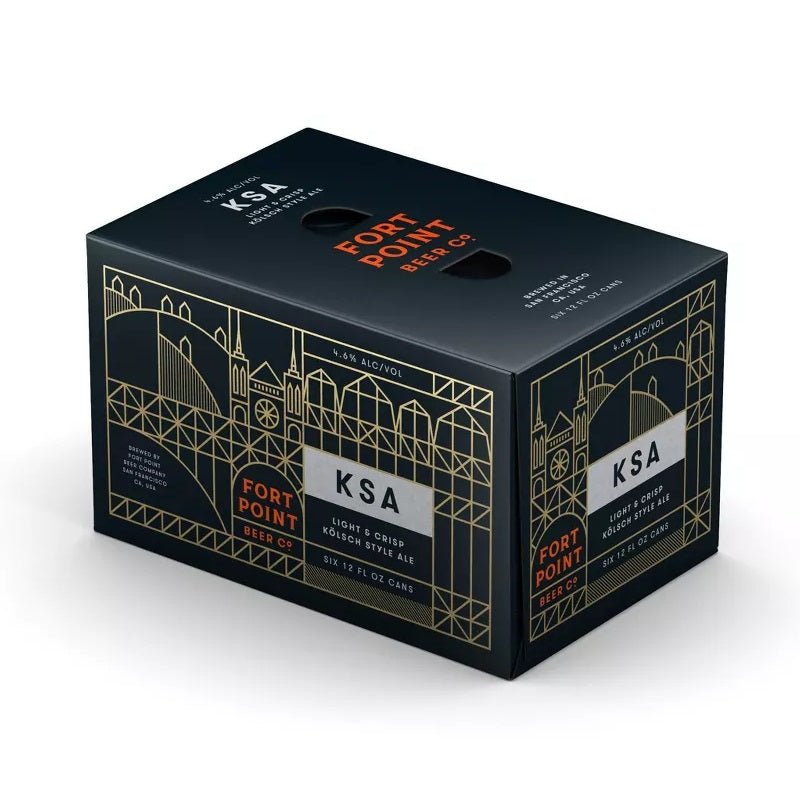 Fort Point KSA Light & Crisp Kolsch Style Ale Beer 4-Pack - LoveScotch.com