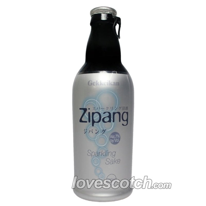 Gekkeikan Zipang Sparkling Sake - LoveScotch.com