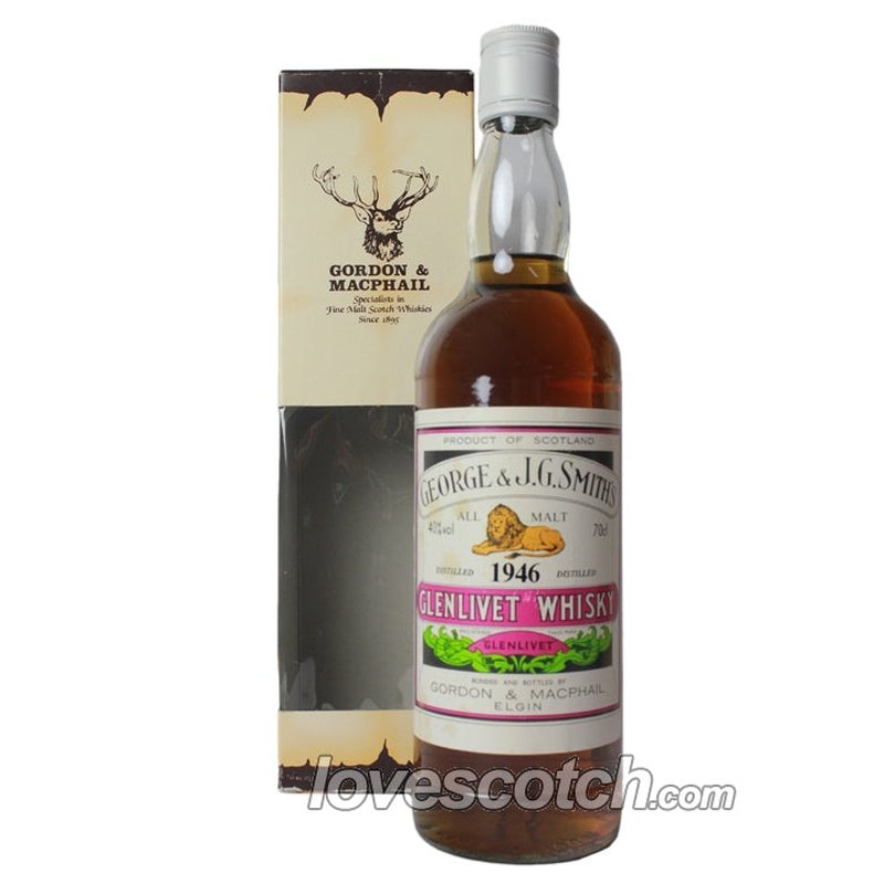 George & J.G. Smith Glenlivet Distlled 1946 - LoveScotch.com