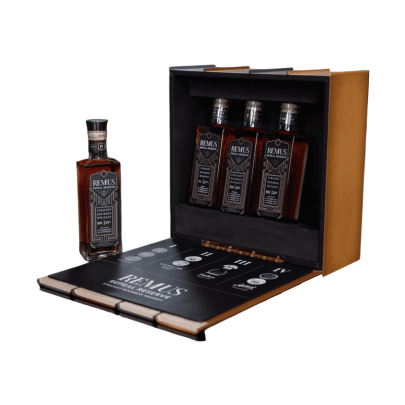 Remus Repeal Reserve Straight Bourbon Whiskey 4-Pack Gift Box - LoveScotch.com