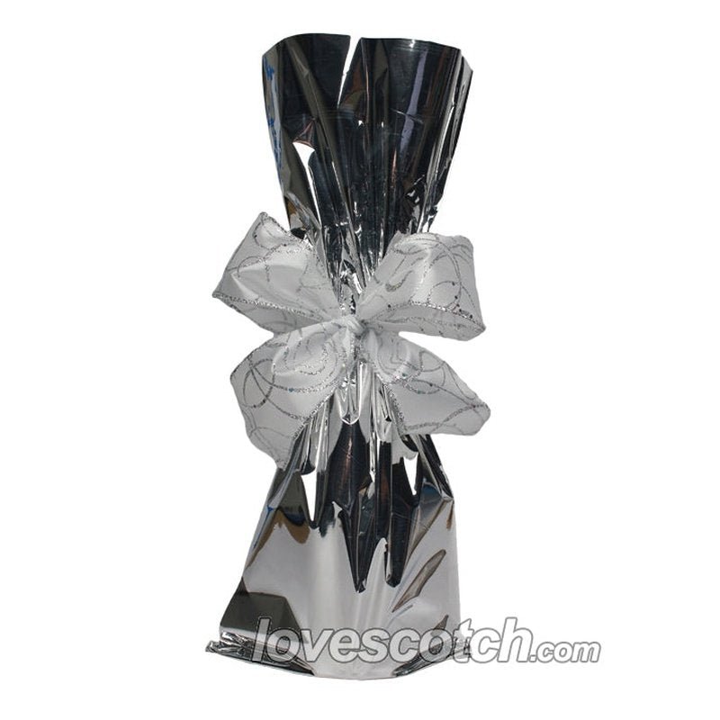 Gift Bag - Silver Mylar - LoveScotch.com