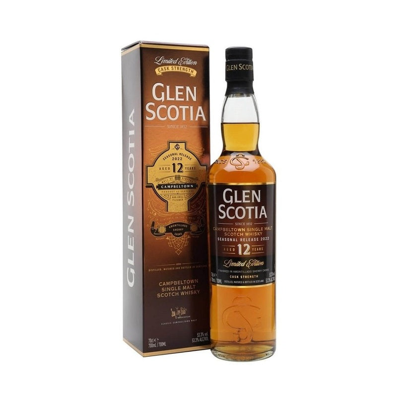 Glen Scotia 12 Year Old Amontillado Sherry Cask 2022 Campbeltown Single Malt Scotch Whisky - LoveScotch.com