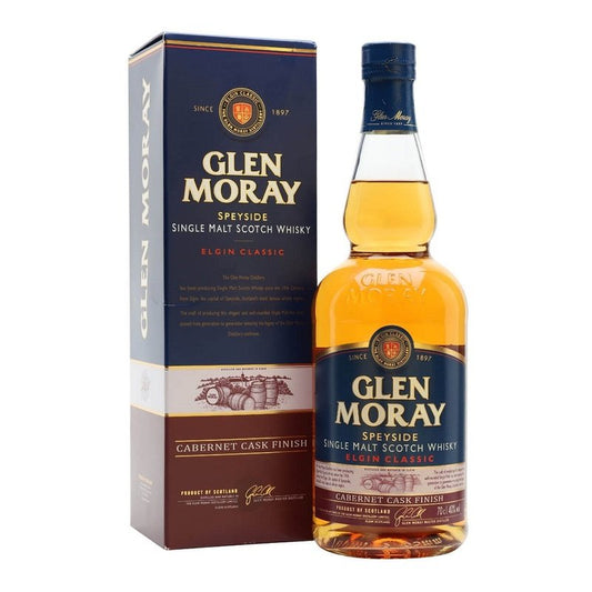 Glen Moray Classic Cabernet Cask Finish Speyside Single Malt Scotch Whisky - LoveScotch.com