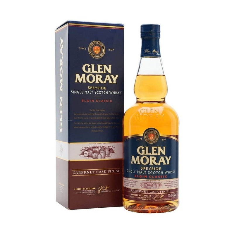 Glen Moray Classic Cabernet Cask Finish Speyside Single Malt Scotch Whisky - LoveScotch.com