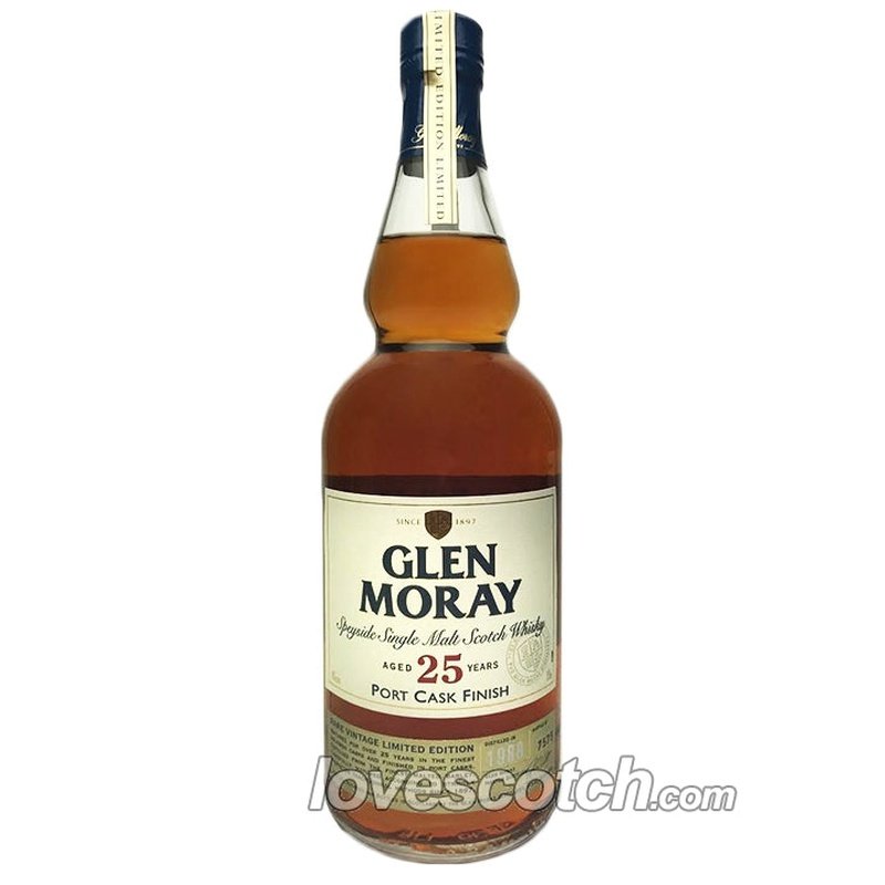 Glen Moray 25 Year old Rare Vintage Limited Edition - LoveScotch.com