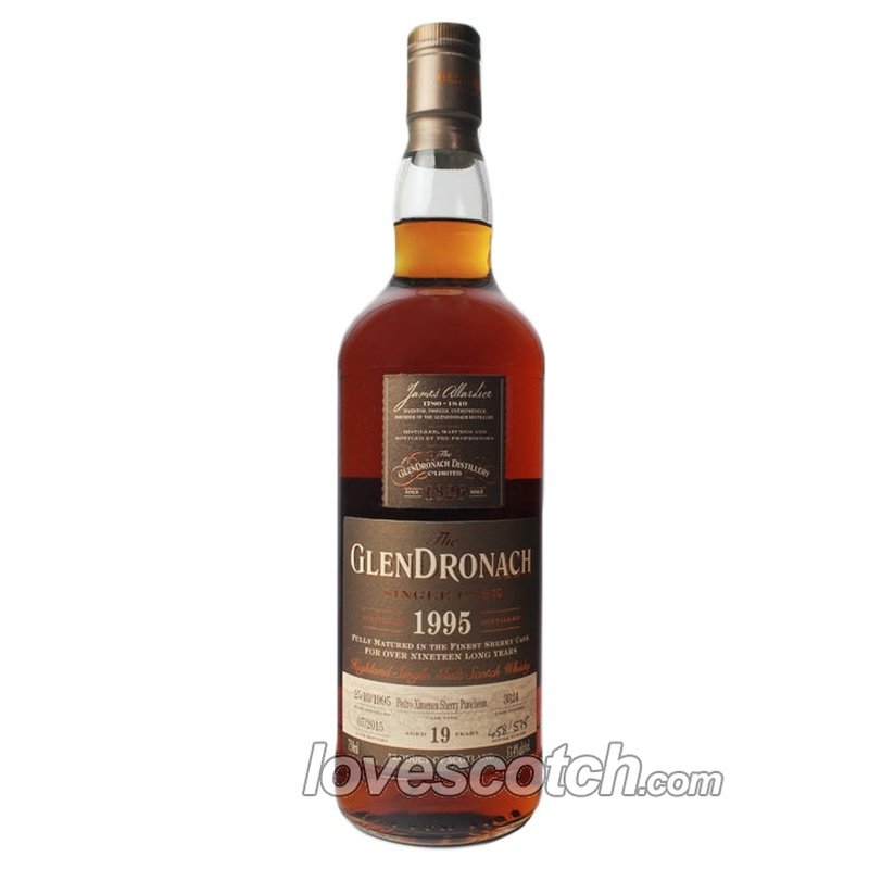 Glendronach 19 Year Old Single Cask 1995 Pedro Ximenez Sherry Puncheon - LoveScotch.com