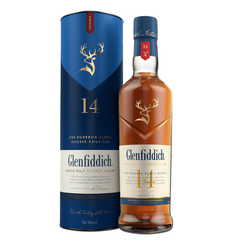 Glenfiddich 14 Year Bourbon Barrel Reserve Single Malt Scotch Whisky - LoveScotch.com