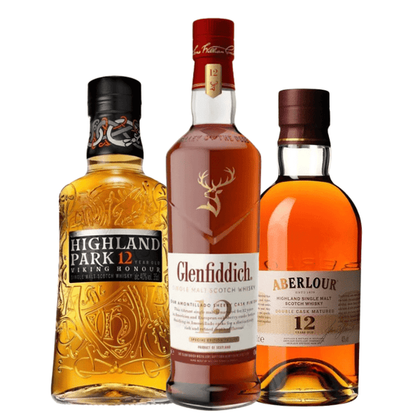 Glenfiddich, Aberlour, & Highland Park Bundle – LoveScotch.com