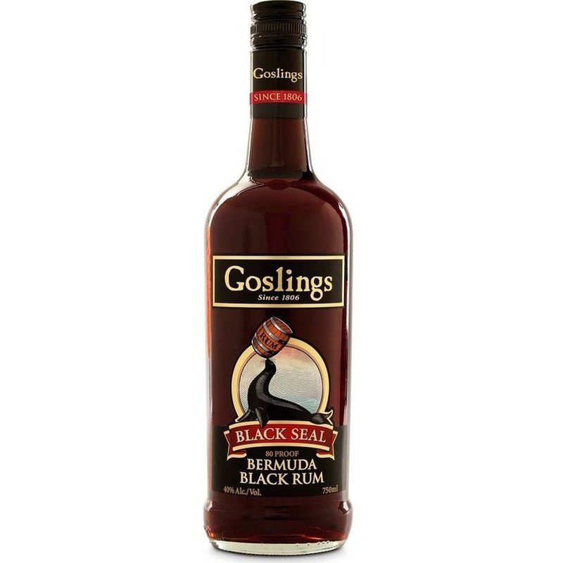 Goslings Black Seal 80 Proof Bermuda Black Rum - LoveScotch.com