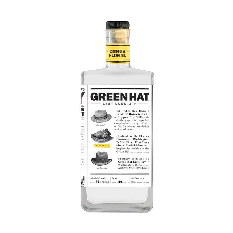 Green Hat Citrus-Floral Gin - LoveScotch.com