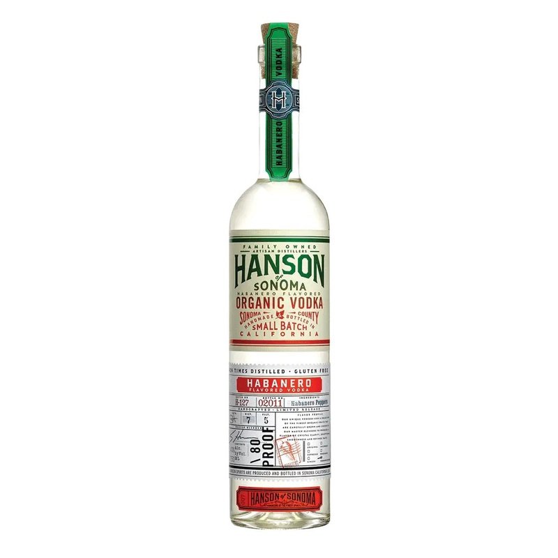 Hanson of Sonoma Organic Habanero Flavored Vodka - LoveScotch.com