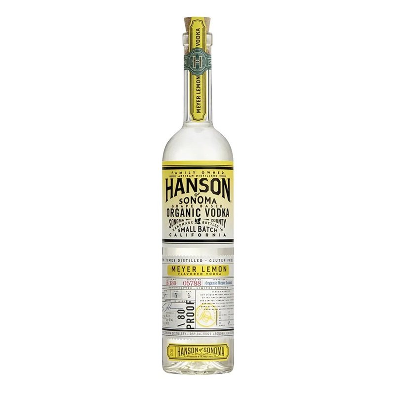Hanson of Sonoma Organic Meyer Lemon Flavored Vodka - LoveScotch.com