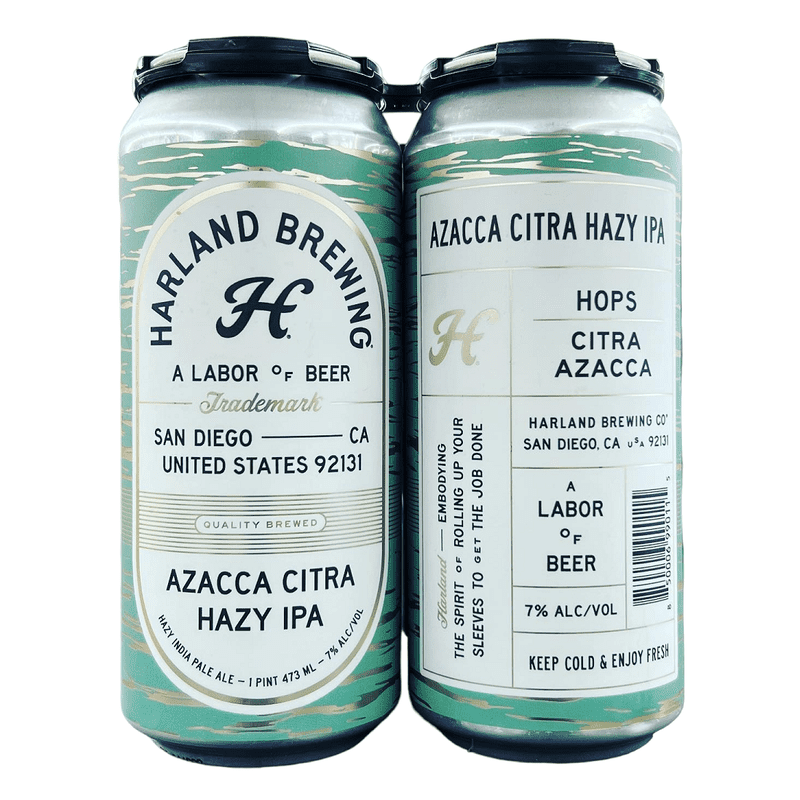 Harland Brewing Azacca Citra Hazy IPA Beer 4-Pack - LoveScotch.com