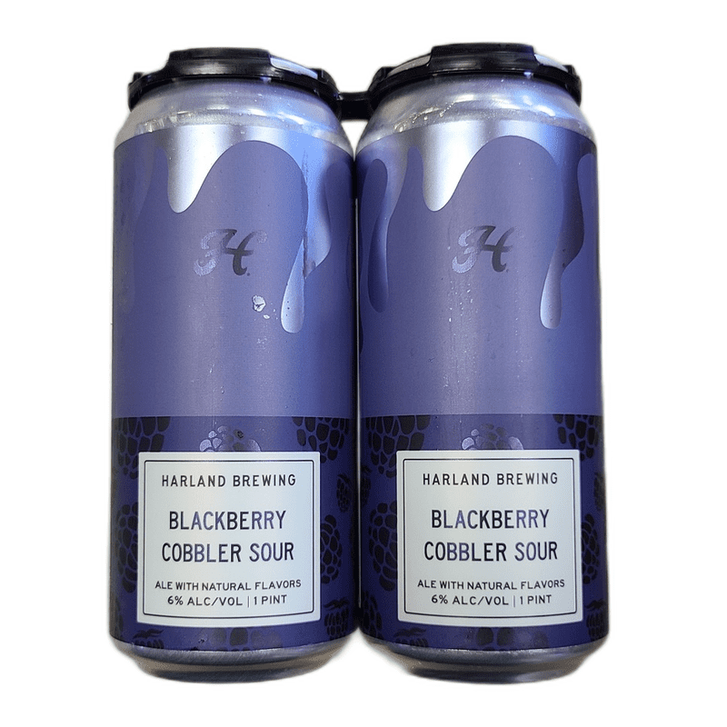 Harland Brewing Blackberry Cobbler Sour Ale Beer 4-Pack - LoveScotch.com