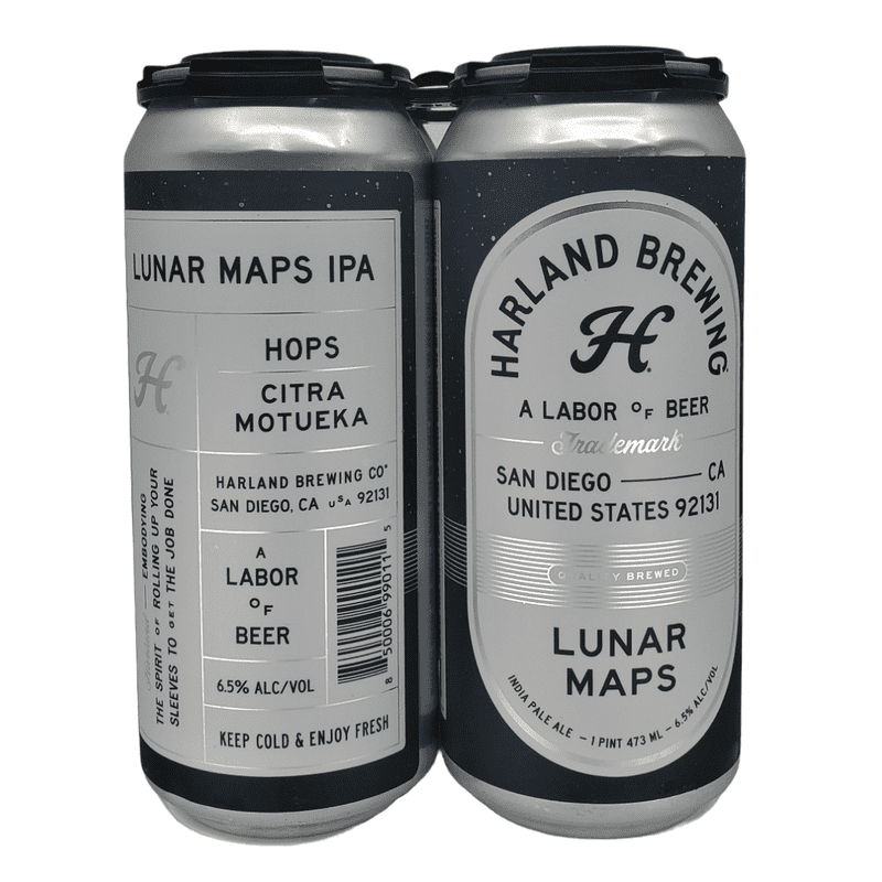 Harland Brewing Lunar Maps IPA Beer 4-Pack - LoveScotch.com