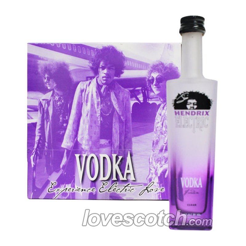 Hendrix Electric Vodka Mini 50 ml 12 Pack with Sleeve - LoveScotch.com