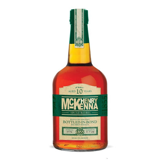 Henry McKenna 10 Year Old Bottled-In-Bond Single Barrel Kentucky Straight Bourbon Whiskey - LoveScotch.com