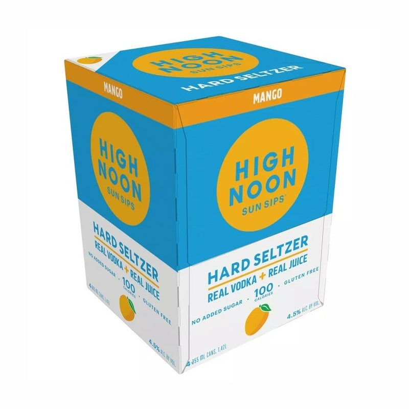 High Noon Mango Hard Seltzer 4-Pack - LoveScotch.com
