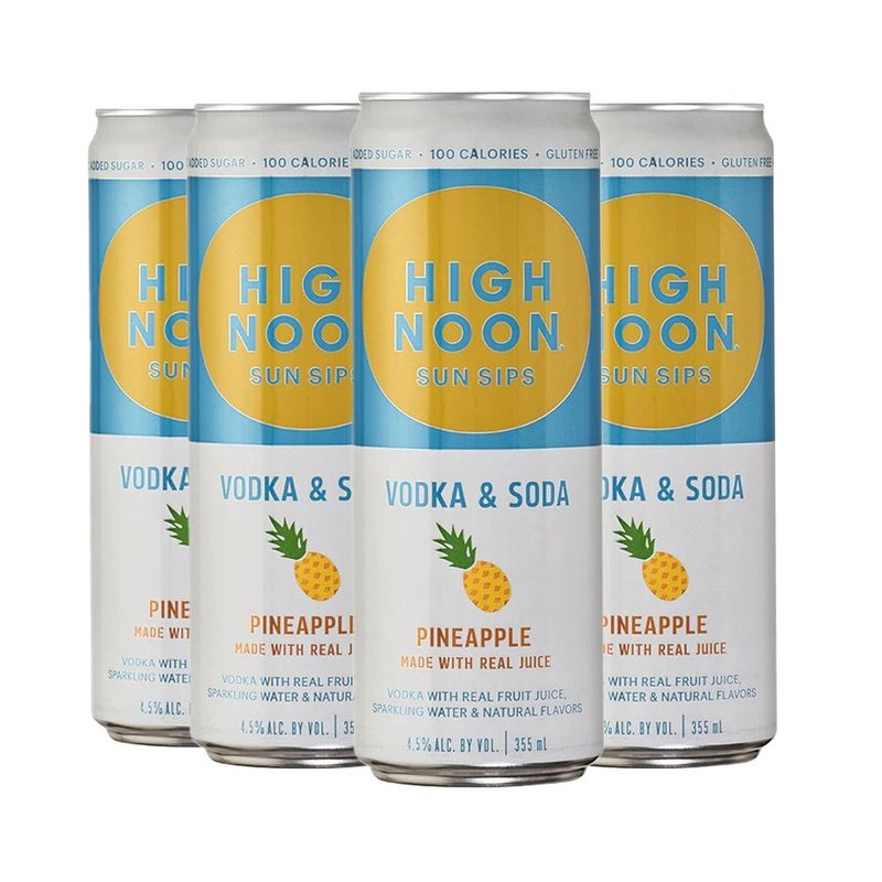 High Noon Pineapple Hard Seltzer 4-Pack - LoveScotch.com