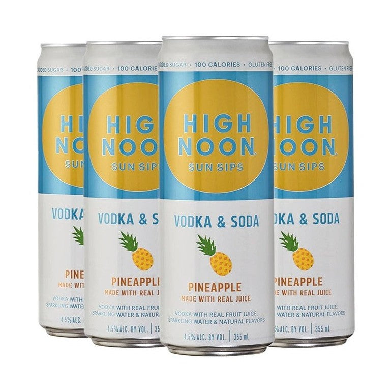 High Noon Pineapple Hard Seltzer 4-Pack - LoveScotch.com