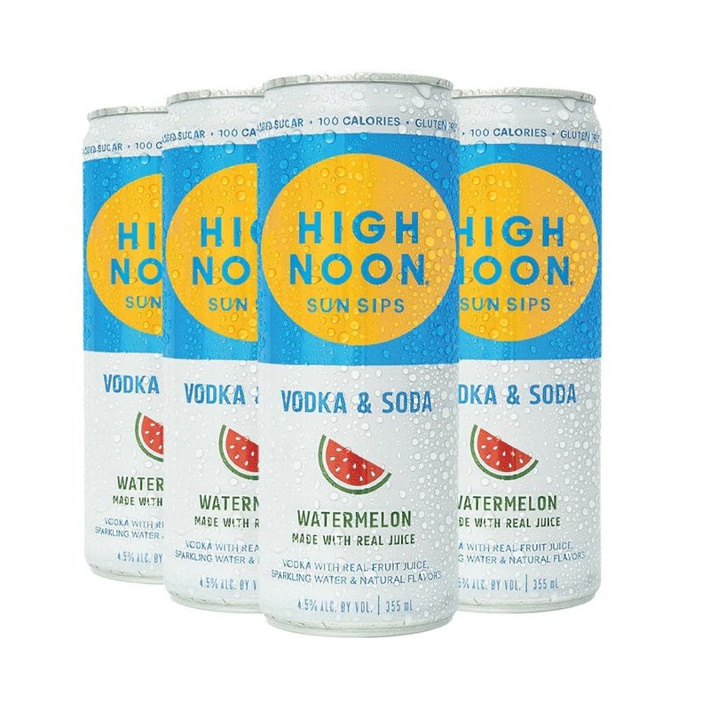 High Noon Watermelon Hard Seltzer 4-Pack - LoveScotch.com