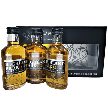 Highland Park 'Explorers Selection' 12 Year-Cask Strength-18 Year Single Malt Scotch Whisky 3-Pack 50ml - LoveScotch.com
