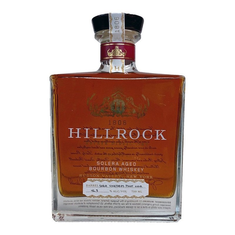 Hillrock Solera Aged Pinot Noir Finish Bourbon Whiskey - LoveScotch.com