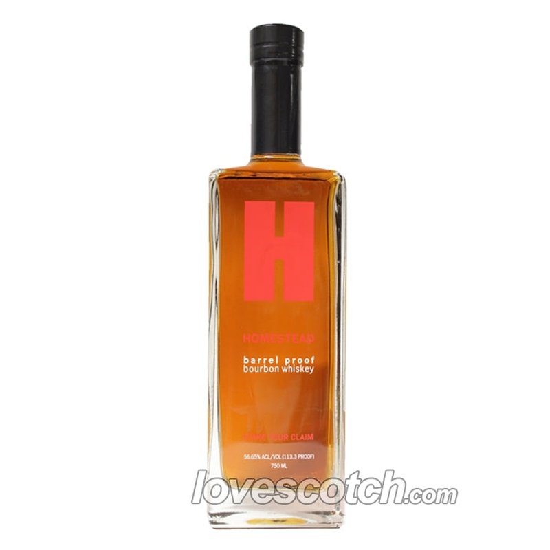 Homestead Barrel Proof Bourbon Whiskey - LoveScotch.com